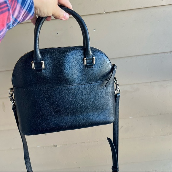 Kate Spade Black Leather Crossbody Satchel - Picture 3 of 6